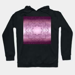 Purple Gradient Mandala Hoodie